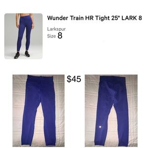Blue Wunder Train HR Tights